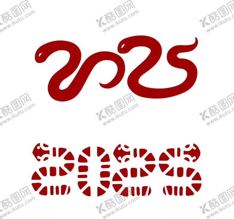 编号：44997802050922307009【酷图网】源文件下载-2025年蛇年设计元素