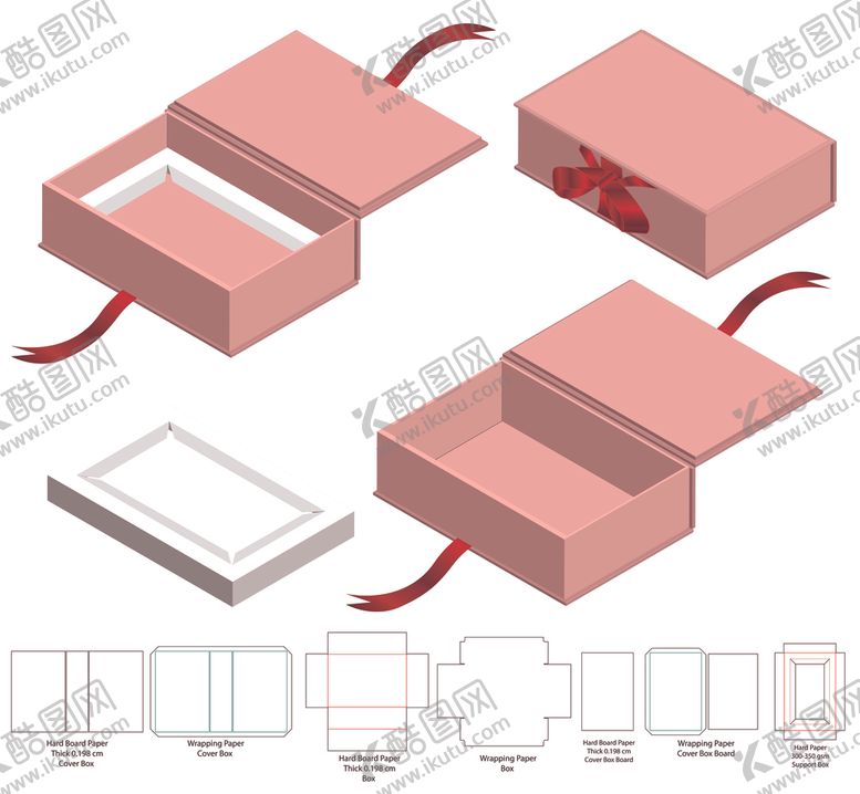 编号：10319310292241194821【酷图网】源文件下载-纸质包装盒刀模设计图