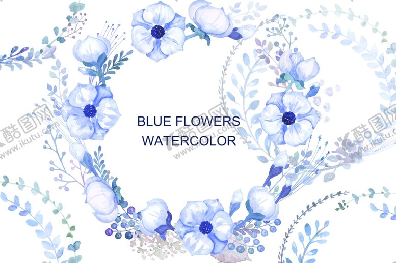 编号：16793509292231061111【酷图网】源文件下载-蓝色婚礼背景