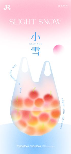 二十四节气海报 小雪海报