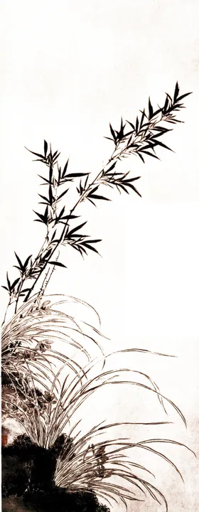 水墨竹子