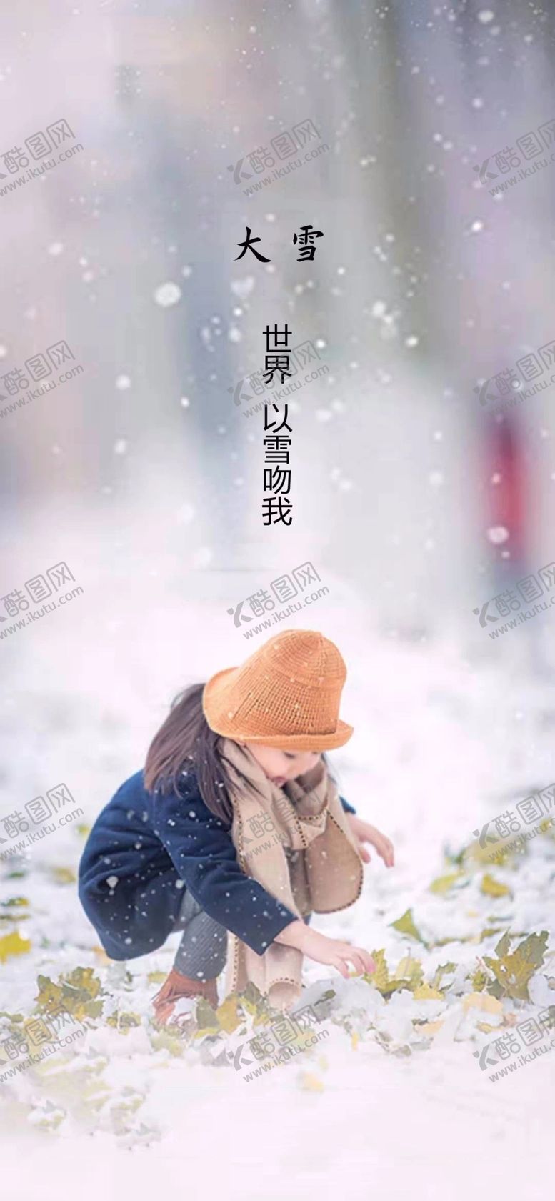 编号：71848504302313075469【酷图网】源文件下载-地产大雪节气海报
