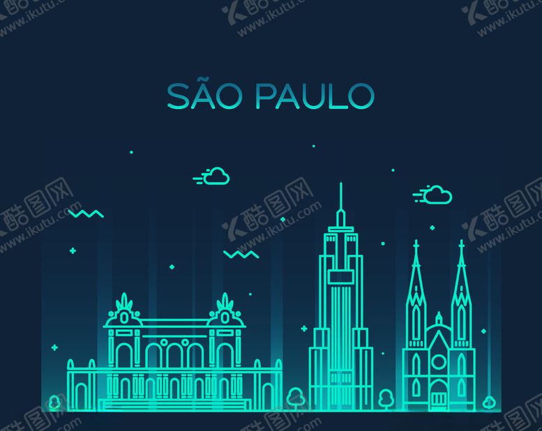 编号：48518209152015141357【酷图网】源文件下载-线型建筑