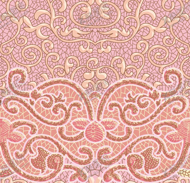 编号：83337010051808595704【酷图网】源文件下载-粉丝欧式花纹