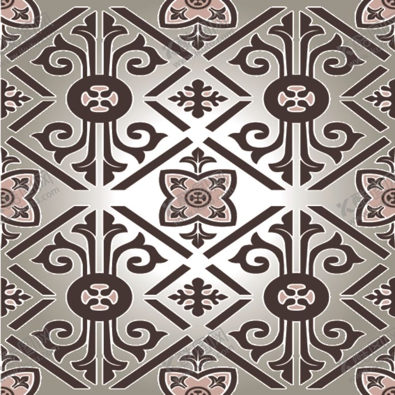 编号：34720009201829114411【酷图网】源文件下载-复古花纹图案背景