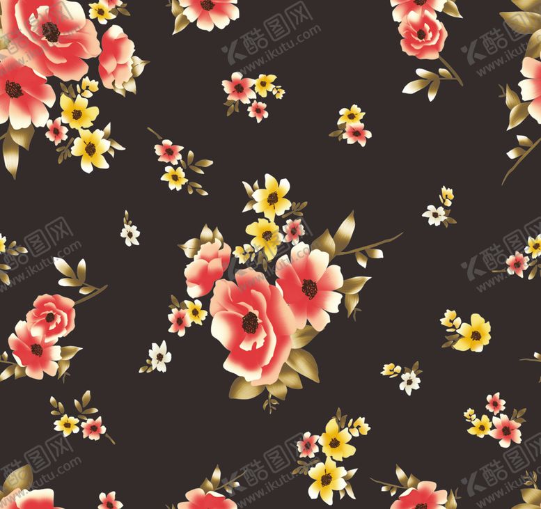 编号：56852610140437514642【酷图网】源文件下载-手绘花