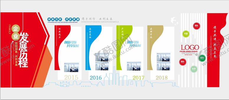 编号：88227101131119085525【酷图网】源文件下载-企业文化墙