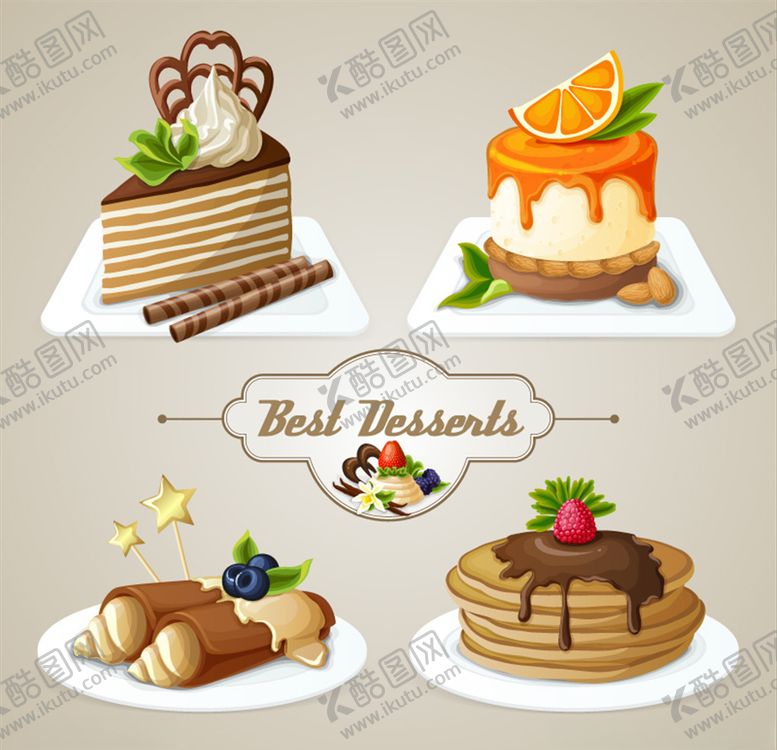 编号：32664309300727191968【酷图网】源文件下载-矢量蛋糕