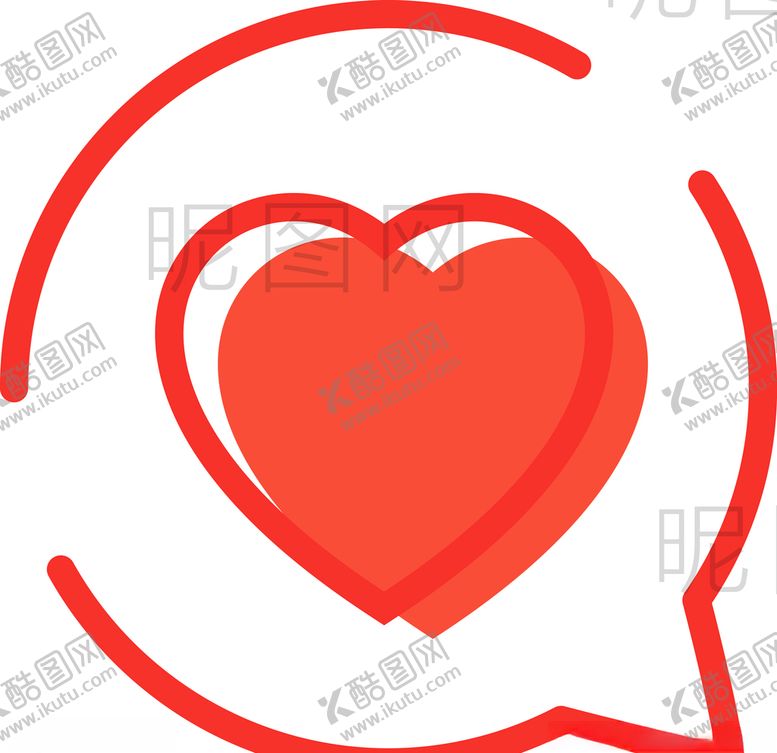编号：96030909250658505926【酷图网】源文件下载-红心UI标识标志LOGO