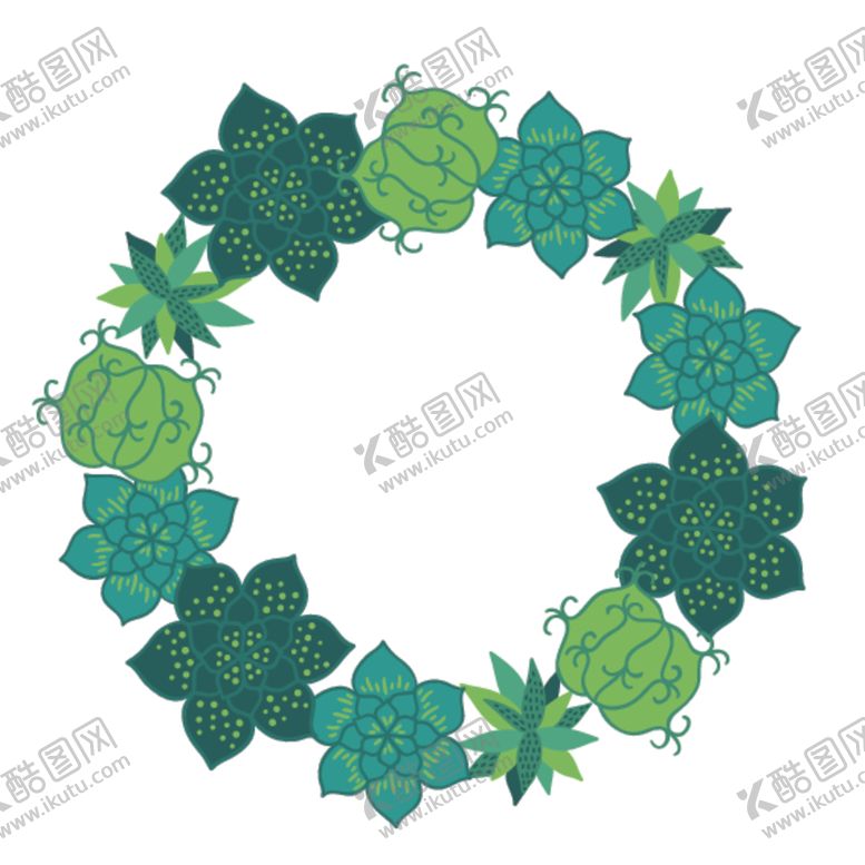 编号：56541609252137024817【酷图网】源文件下载-小清新仙人掌绘画图案