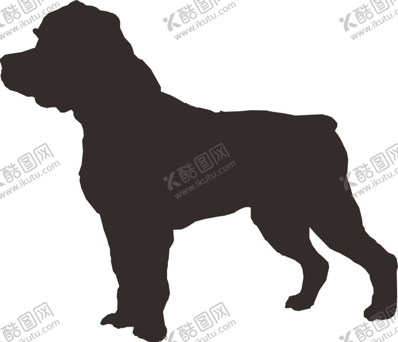 编号：35256905031931273820【酷图网】源文件下载-狗剪影