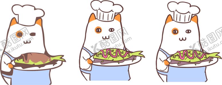 编号：97087310161015383529【酷图网】源文件下载-厨师猫