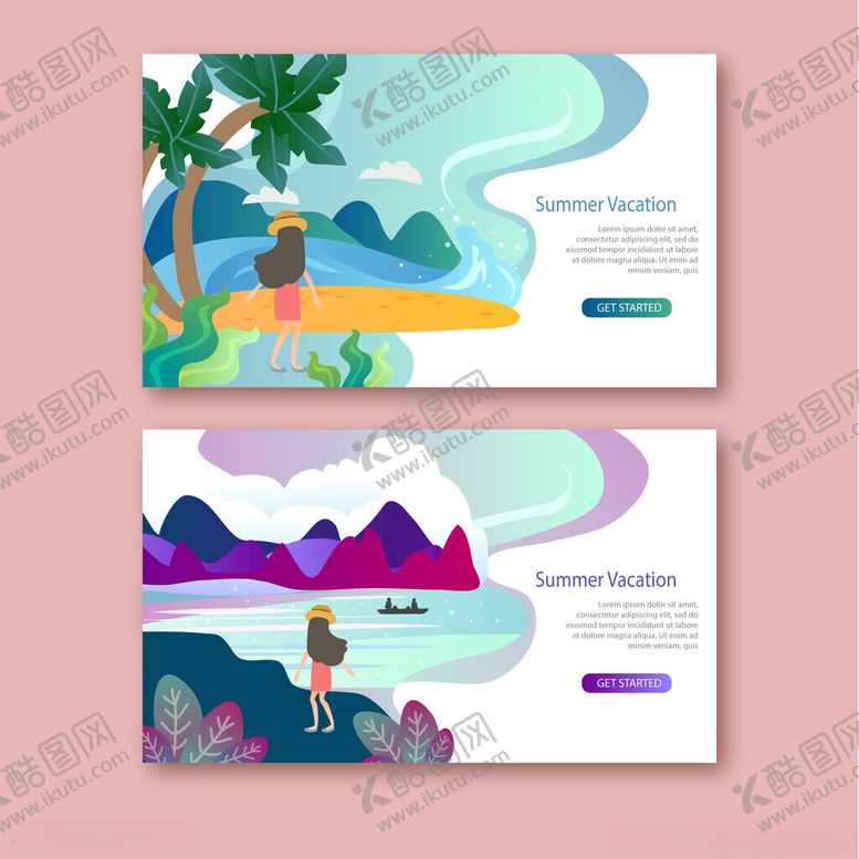 编号：24472711020117561293【酷图网】源文件下载-夏日户外风景横幅设计