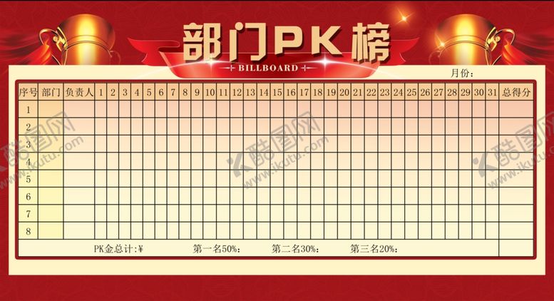 编号：73072904230149046368【酷图网】源文件下载-公司企业部门PK榜龙虎榜业绩展