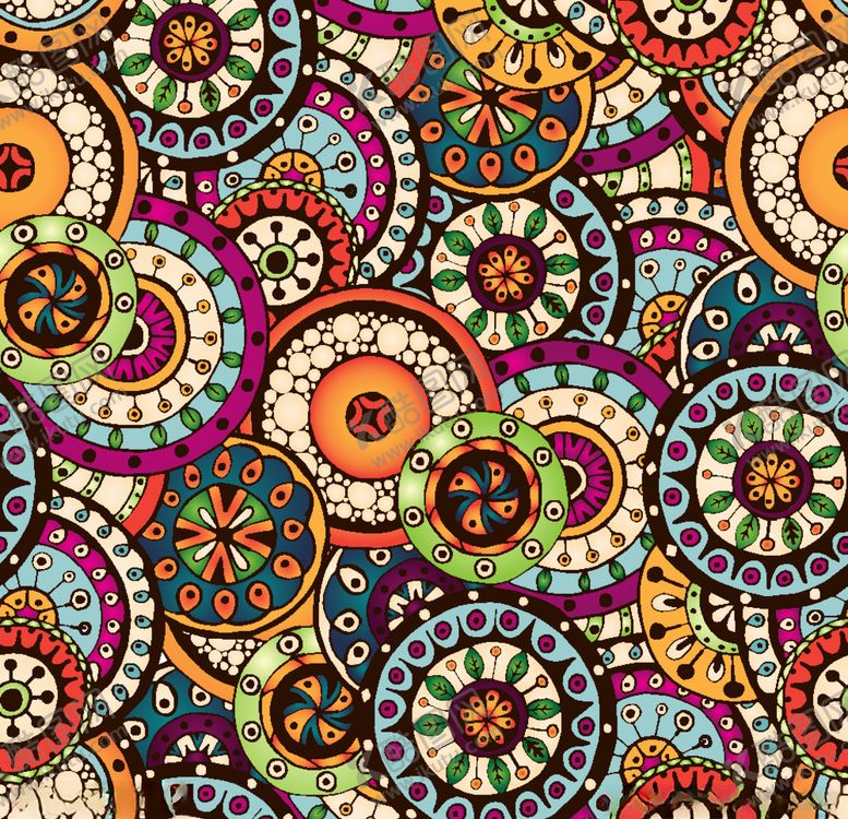 编号：34787810100559087733【酷图网】源文件下载-欧式花纹民族风民族花纹
