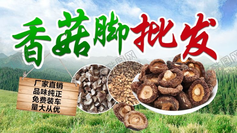 编号：57781801192108533850【酷图网】源文件下载-香菇干货海报图片
