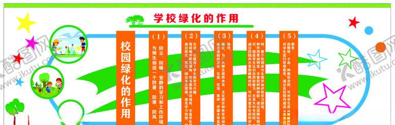 编号：78448010301432553238【酷图网】源文件下载-绿化主题文化学校绿化的作用