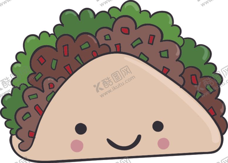 编号：43190007030955496473【酷图网】源文件下载-卡哇伊美食