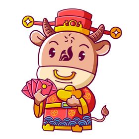 牛卡通形象(148)