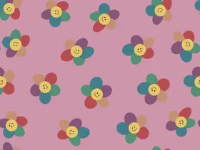 色块花