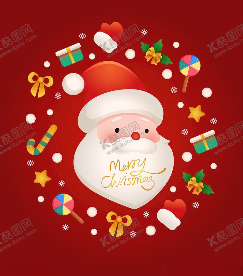 编号：58804604211815285468【酷图网】源文件下载-圣诞老人贺圣诞