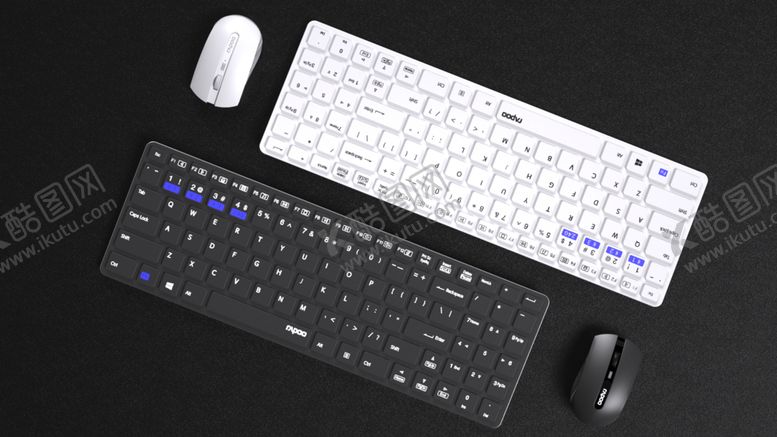 编号：64601809130205426931【酷图网】源文件下载-键鼠套装黑白