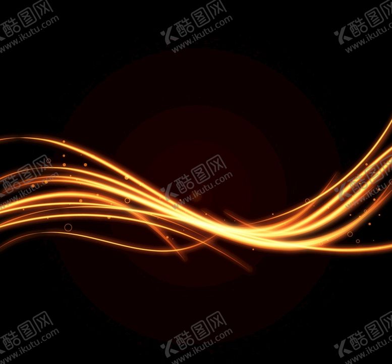 编号：16450209181628476479【酷图网】源文件下载-金色光效波浪曲线