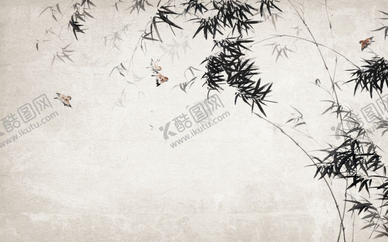 编号：15916309260513169033【酷图网】源文件下载-水墨竹子