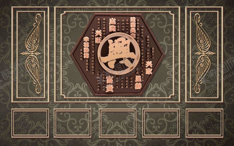 编号：62755610050306274664【酷图网】源文件下载-背景墙