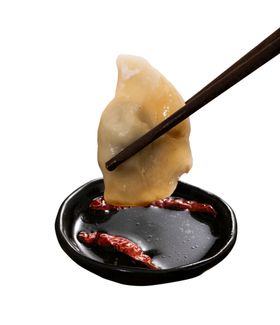 手绘饺子素材