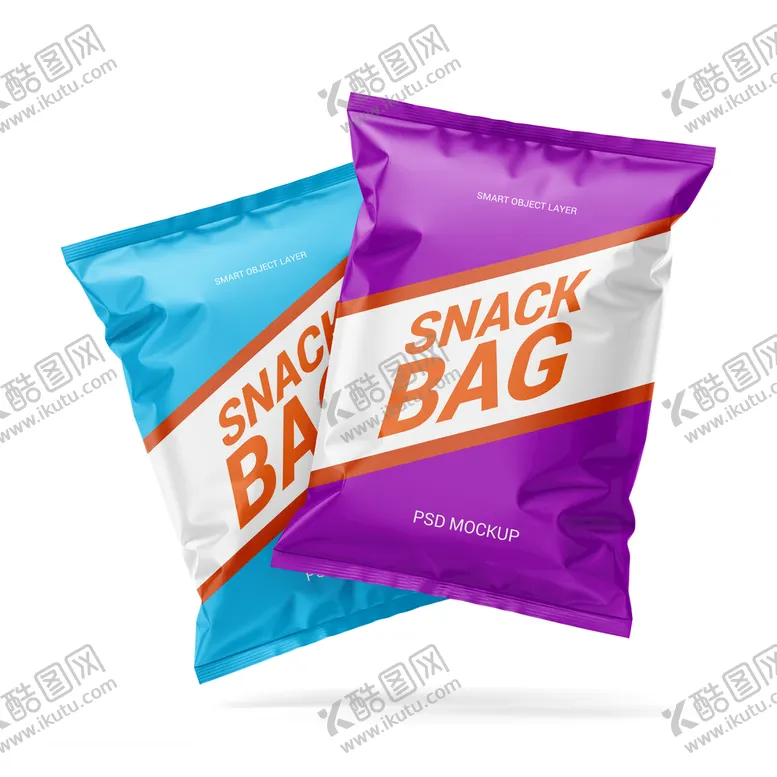 编号：21785010260943353100【酷图网】源文件下载-零食包装袋样机