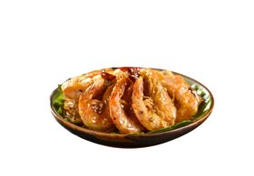 油焖大虾美食食材海报素材