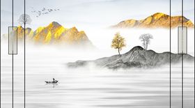 新中式背景