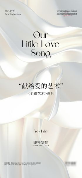 高级感简约新品邀请函海报