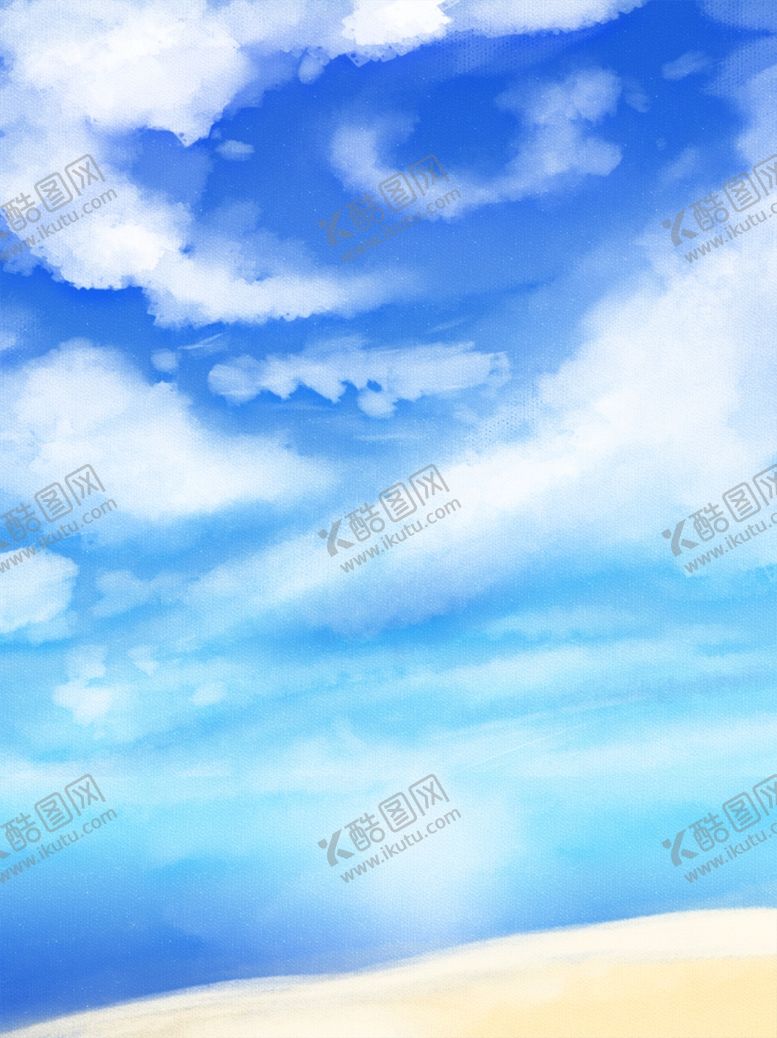 编号：57404510020256181737【酷图网】源文件下载-夏天天空云彩风景背景