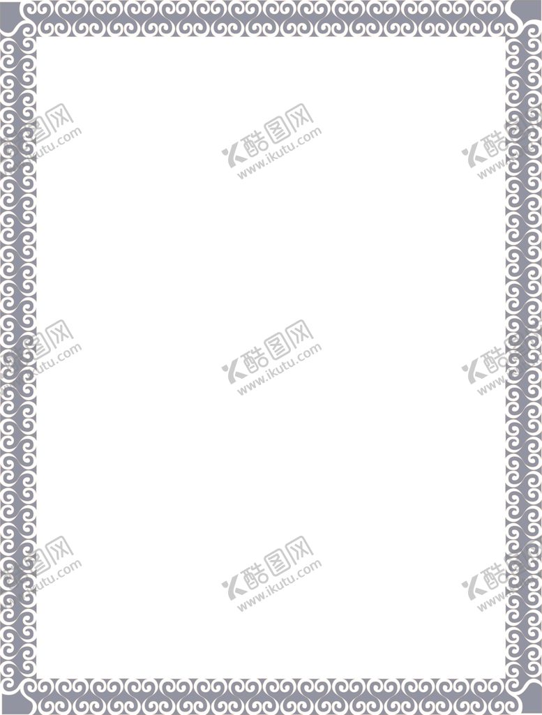 编号：30399905081744562918【酷图网】源文件下载-简约花纹边框