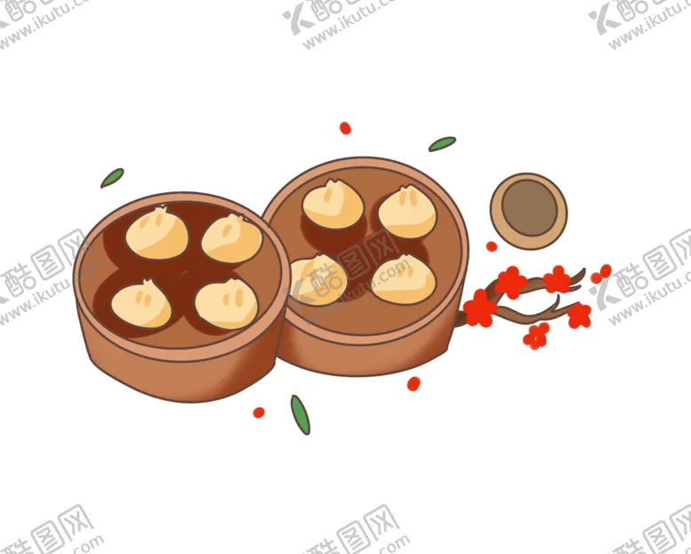 编号：65129304190252067302【酷图网】源文件下载-小笼包插画