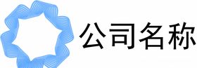 简易蓝色公司logo