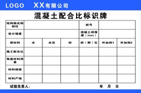 混凝土标识牌