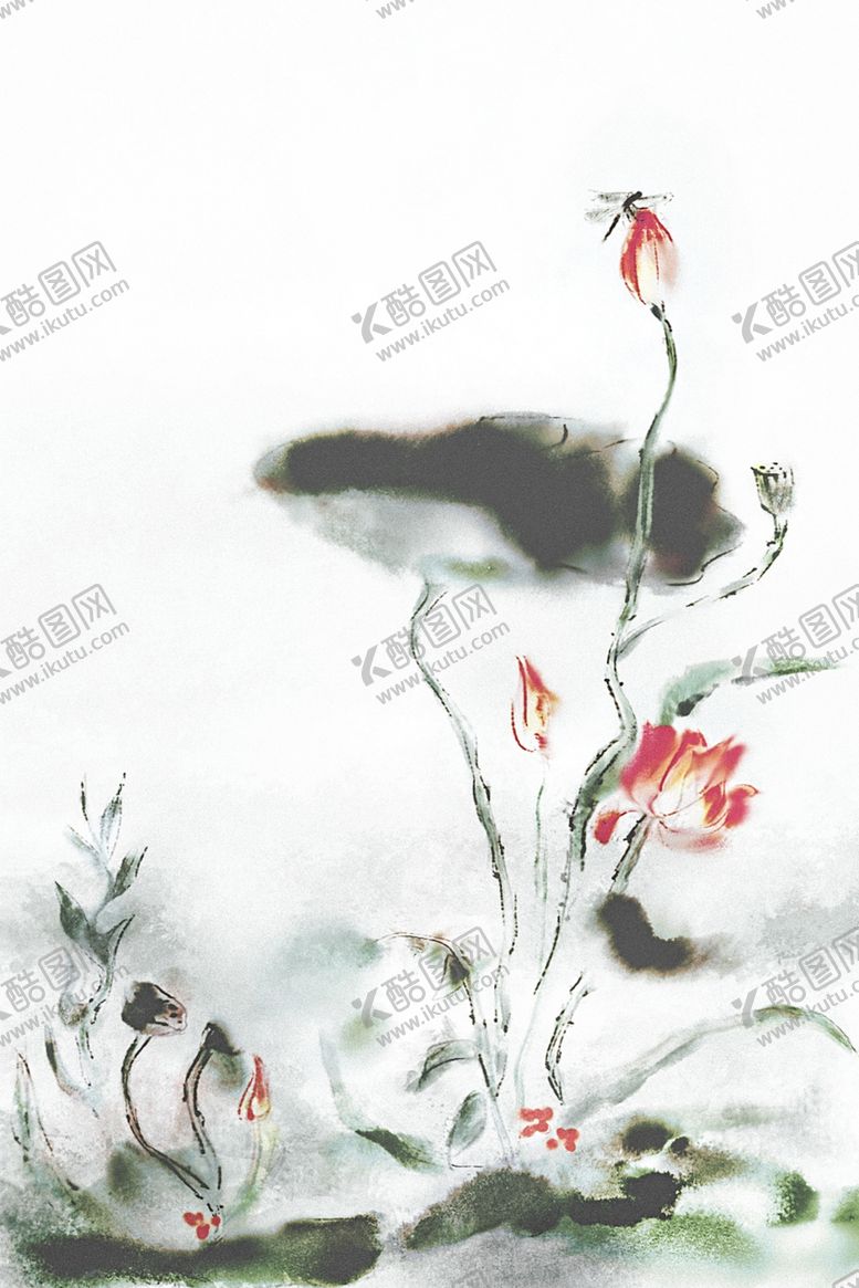 编号：79509209130808234089【酷图网】源文件下载-水墨插画