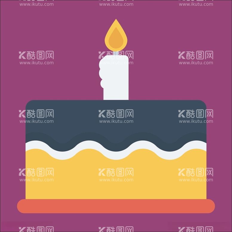 编号：56515912230029542341【酷图网】源文件下载-生日蛋糕