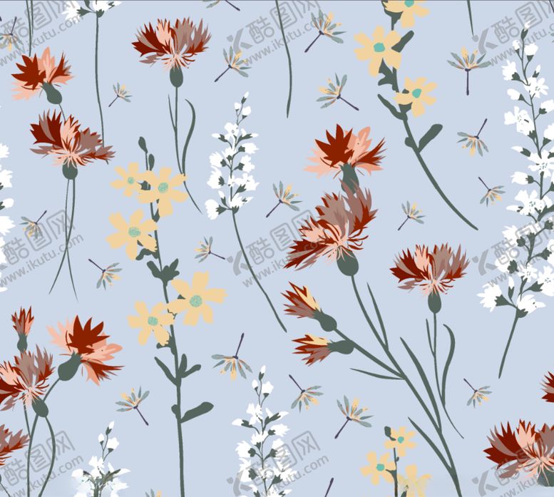 编号：89721809211401241682【酷图网】源文件下载-矢量手绘花