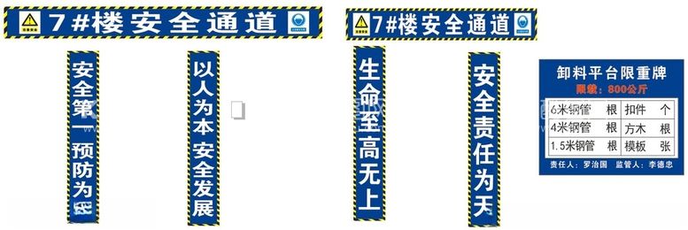 编号：12116203220459536042【酷图网】源文件下载-工地安全通道