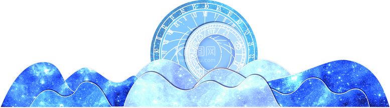 编号：20766612030040542831【酷图网】源文件下载-星空婚礼舞台波浪造型