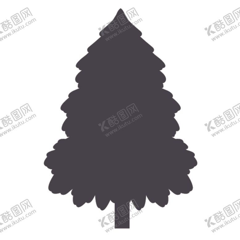 编号：25284609110125387470【酷图网】源文件下载-植物树木剪影