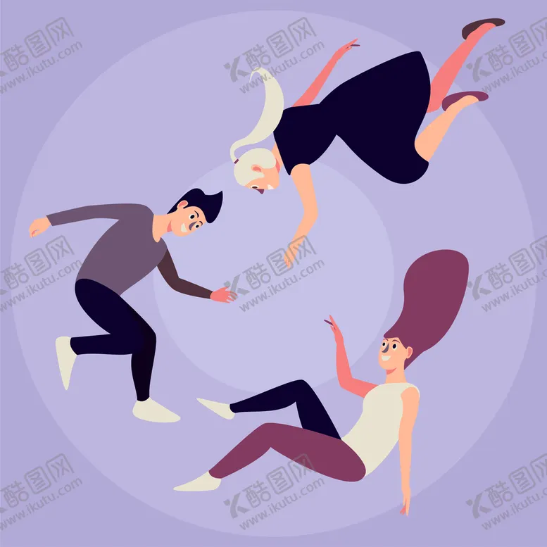 编号：39425810021252284906【酷图网】源文件下载-失重的人