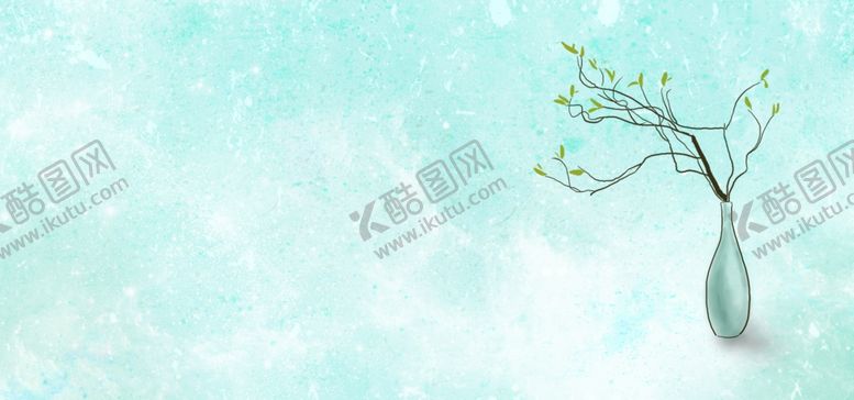 编号：41169409220618338877【酷图网】源文件下载-森系植物清新背景