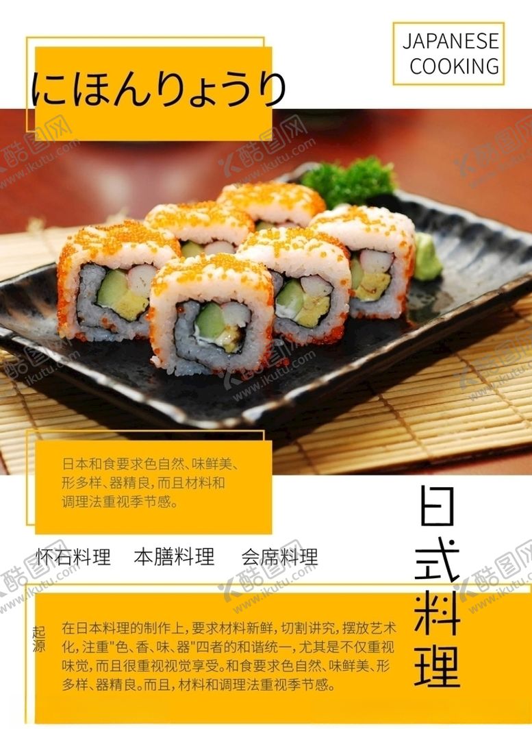 编号：78247007040032578912【酷图网】源文件下载-日料宣传海报