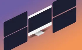 电脑显示器展示效果图