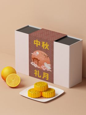 月饼包装样机创意设计嫦娥